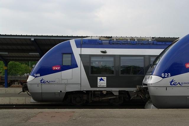 Representative image of a semi-high speed train.