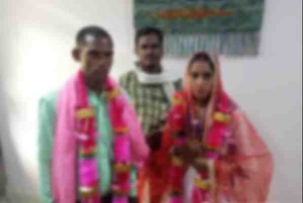 The couple, Ganesh Kumar, and Nasreen.