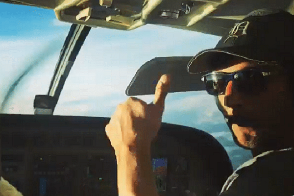 Sushant Singh Rajput learning how to fly a plane