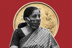 Union Finance Minister Nirmala Sitharaman.  (Illustration: Swarajya Magazine)