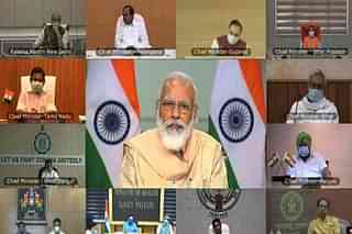 PM Modi interacting with CMs of 10 states (Pic Via narendramodi.in)