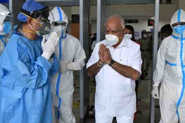 Karnataka CM B S Yediyurappa (Pic Via Twitter)