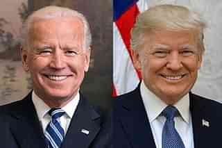 Joe Biden (Left) and President Donald Trump (Right)
