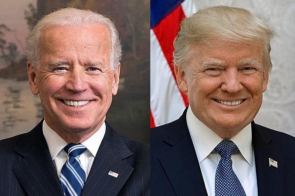 Joe Biden (Left) and President Trump (Right)