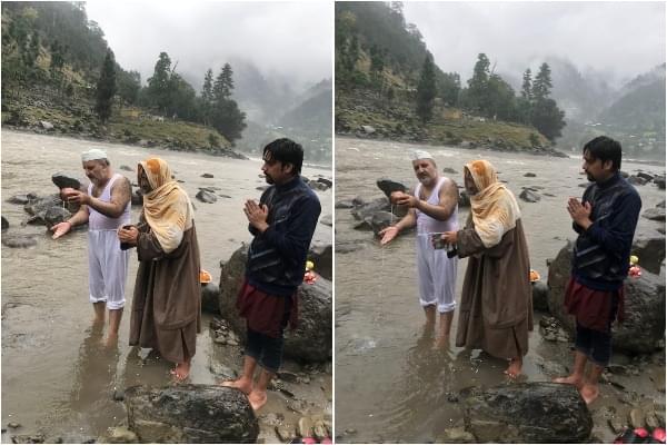 During the puja, the worshippers also offered oblations to those who have lost their lives in the ongoing violence in Jammu and Kashmir.
