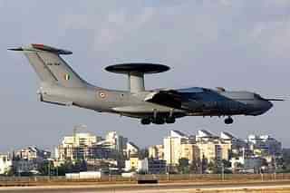 Israeli manufactured ‘Phalcon’ AWACS aircraft of the Indian Air Force. (Pic by Michael Sender/Wikipedia)