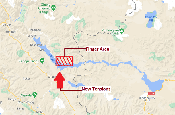 The conflict, which in the Pangong Tso are was largely limited to the lake’s northern bank — mostly the “finger area”, has now expanded to its southern bank.