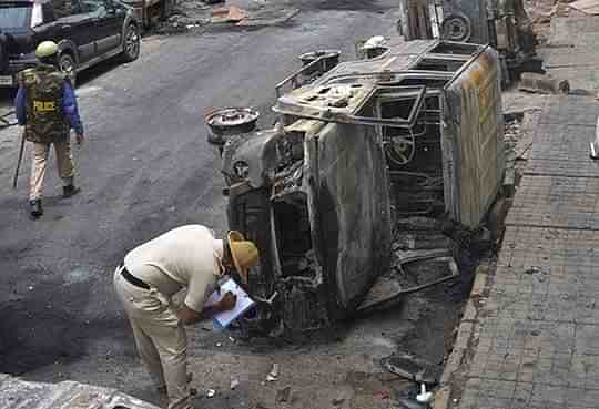 The aftermath of Bengaluru riots.