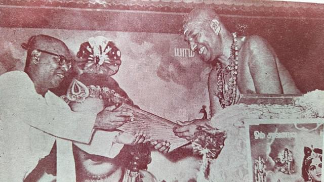 Ki.Va.Jaganathan one of the giant of a Tamizh scholar and Vaariyar Swamigal 