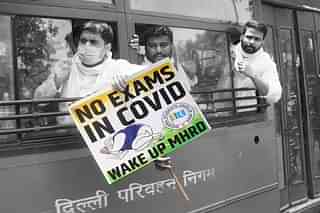 A campaign against conducting exams during Coivd-19.