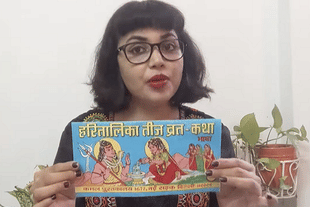 Journalist Sushmita Sinha in the video