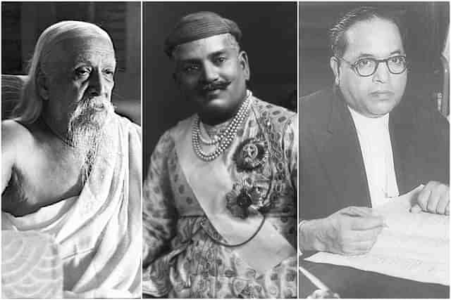 Sri Aurobindo, Sayajirao Gaekwad III , and Dr Ambedkar 