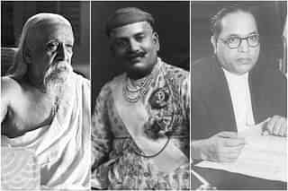 Sri Aurobindo, Sayajirao Gaekwad III , and Dr Ambedkar 