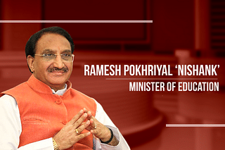 Education Minister Ramesh Pokhriyal ‘Nishank’. &nbsp;