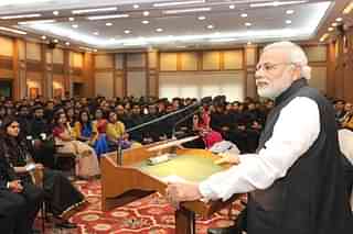 PM Modi addressing IAS probationers 