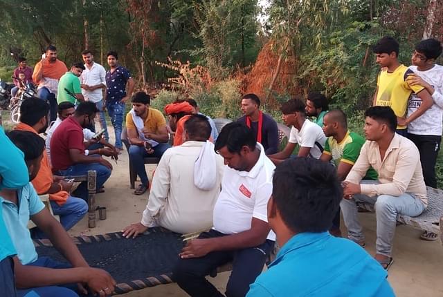 A meeting of the group in Aasan Kalan