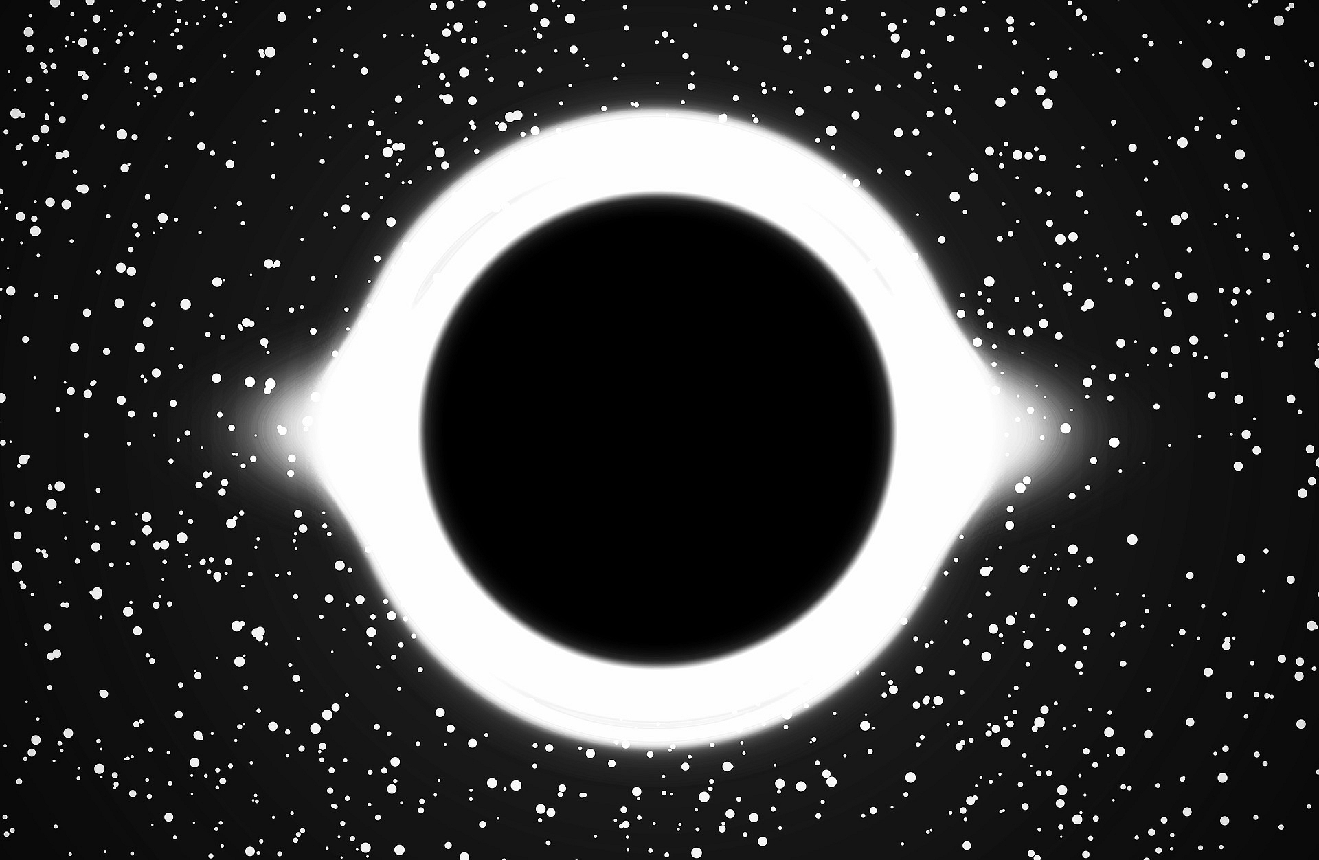 A black hole 