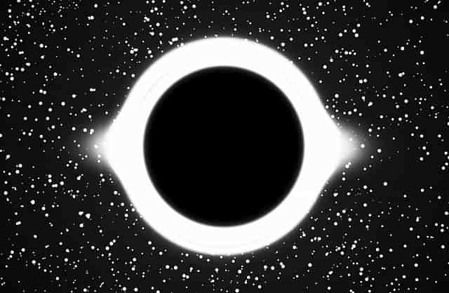 A black hole 