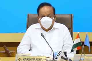Union Minister for Health Dr Harsh Vardhan (Pic Via Twitter)