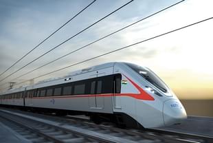 An artiste's impression of the RRTS trains,