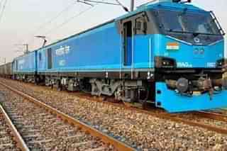 A loco produced by Alstom at the Madhepura factory in Bihar.