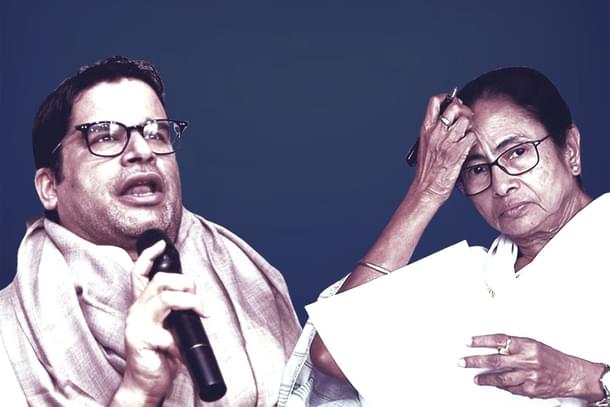 Political strategist Prashant Kishor and Bengal Chief Minister Mamata Banerjee.