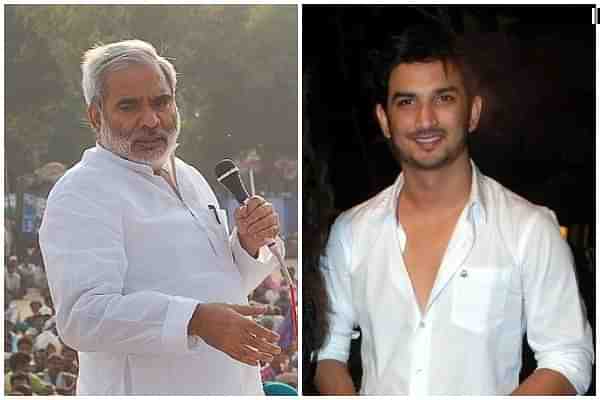 Raghuvansh Prasad Singh (L) and Sushant Singh Rajput (R) (Wikimedia Commons) 