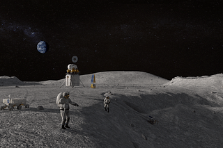 When astronauts go to the Moon in the future, they will eventually live and work there longer. (Credits: NASA)