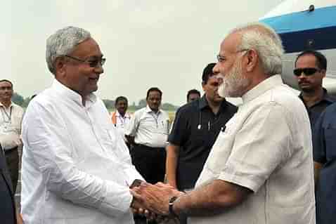 Prime Minister Narendra Modi with Bihar Chief Minister Nitish Kumar. (PMO)