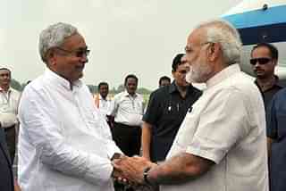 Prime Minister Narendra Modi with Bihar Chief Minister Nitish Kumar. (PMO)