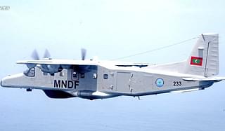 Dornier aircraft gifted to the Maldives by India.&nbsp;