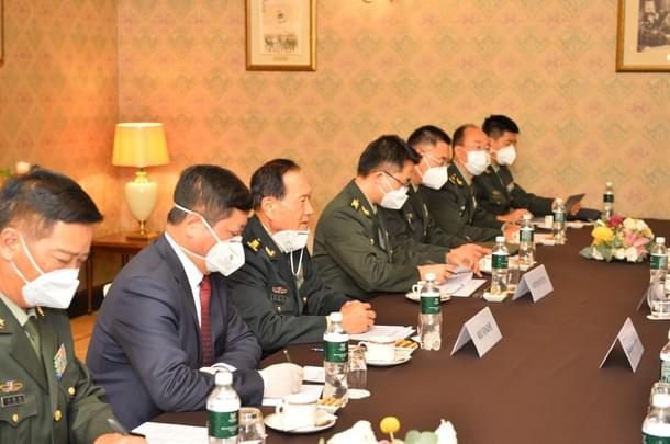 Chinese defence minister (Pic via Priti Gandhi)