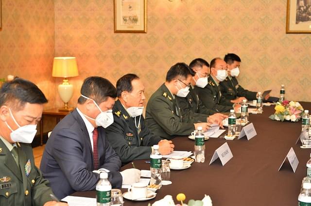 Chinese defence minister (Pic via Priti Gandhi)