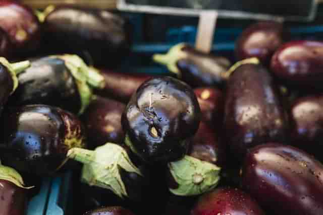 Brinjals in a cart (Representative image/Freepik) 