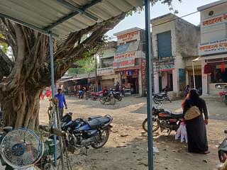 A view of the market in which Dilshad worked as a tailor
