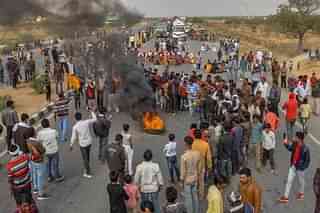 Image from a previous Gujjar agitation. (Twitter) 