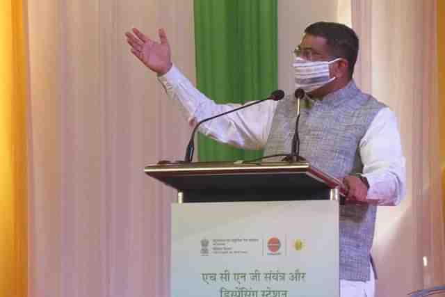 Union Petroleum Minister Dharmendra Pradhan (Pic Via Twitter)