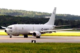 A P8 aircraft of the US Navy. 