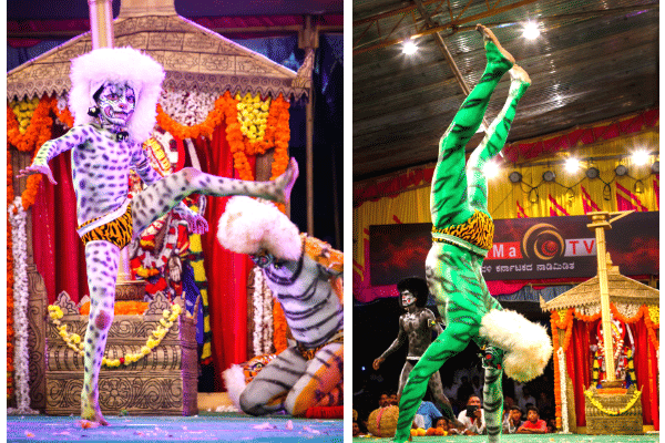 The tigers showing some of their dance moves. Picture: MGT Team