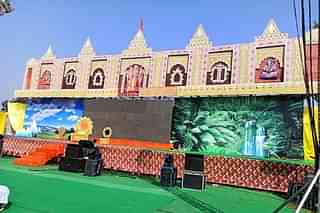 Ram Leela stage in Ayodhya 