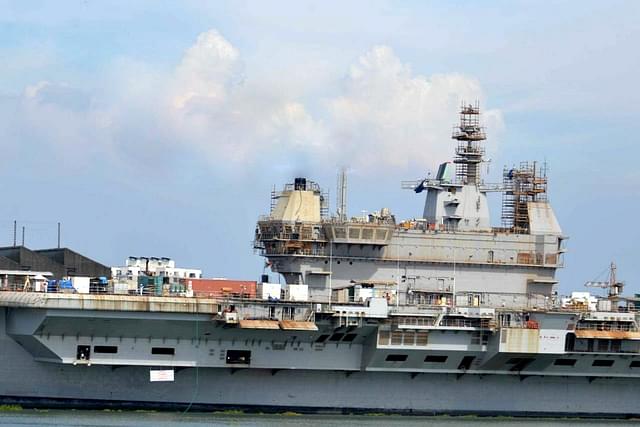 Indian Aircraft Carrier Vikrant (Indian Army Aficionado/Twitter)