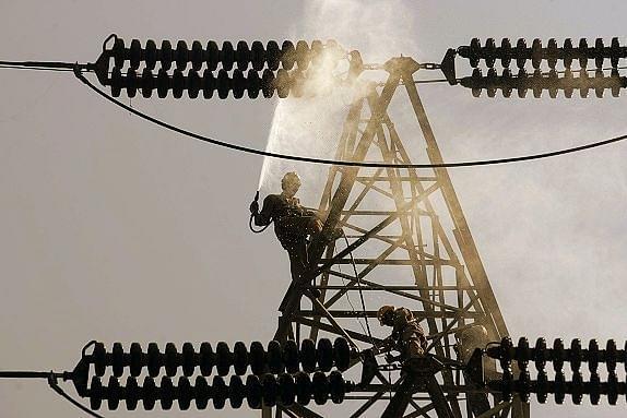 Representative image of an electricity tower. (Satish Bate/Hindustan Times via Getty Images)