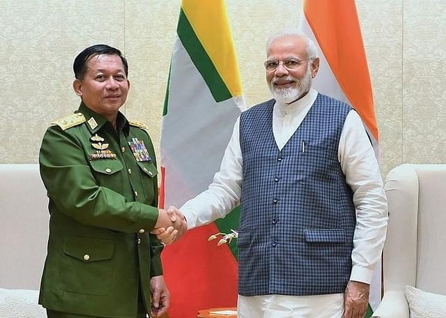 Myanmar Army Chief calls on Prime Minister Modi.&nbsp;