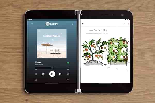 Microsoft Surface Duo (representative image) (Pic Via Microsoft Webite)