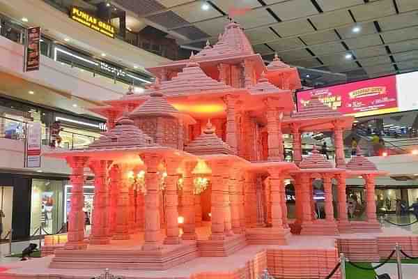 Ram Mandir's replica in Delhi's Pacific Mall (@NV_Handle/Twitter)