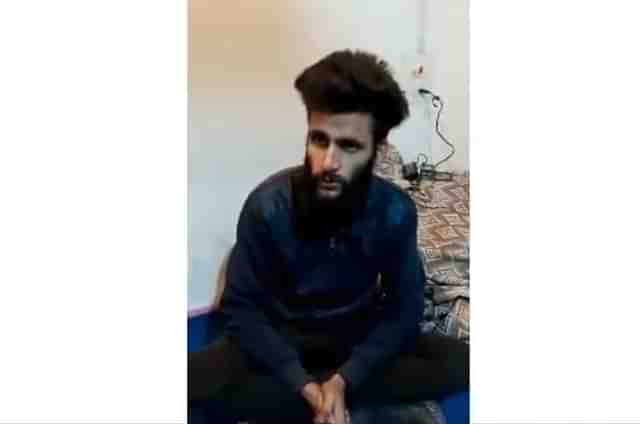 Apprehended terrorist (Pic Via Twitter)
