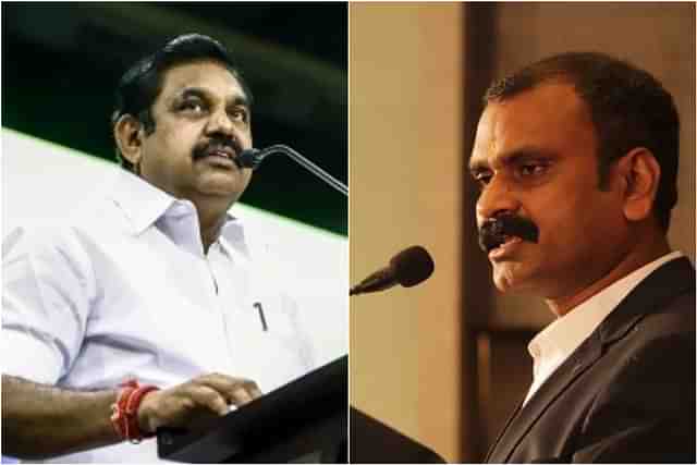 Tamil Nadu Chief Minister Edappadi K Palaniswami and Tamil Nadu BJP chief L Murugan 