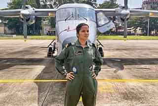 One of the three Navy women pilots.&nbsp;