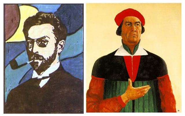 Russian artists Wassily Kandinsky and Kazimir Malevich: their art was shaped by the tectonic shifts happening in new physics as well as by Indian philosophy which reached them through theosophy. Malevich was influenced by Swami Vivekananda.