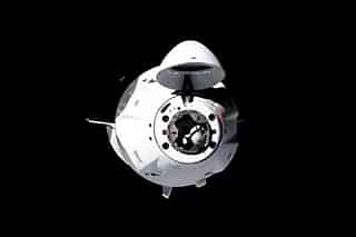 SpaceX Crew Dragon spacecraft (Pic Via Twitter)